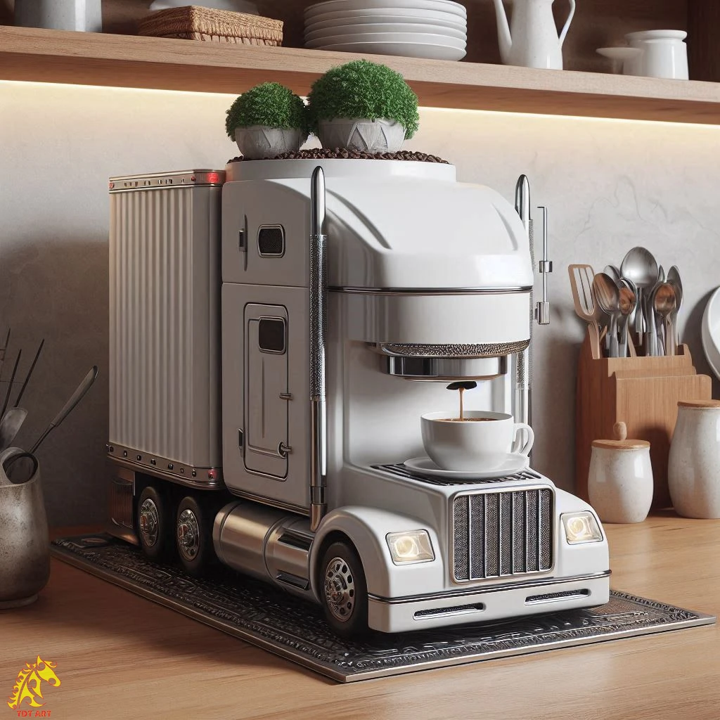 Semi-Truck Coffee Maker Design: Enhance Your On-the-Road Brew! 