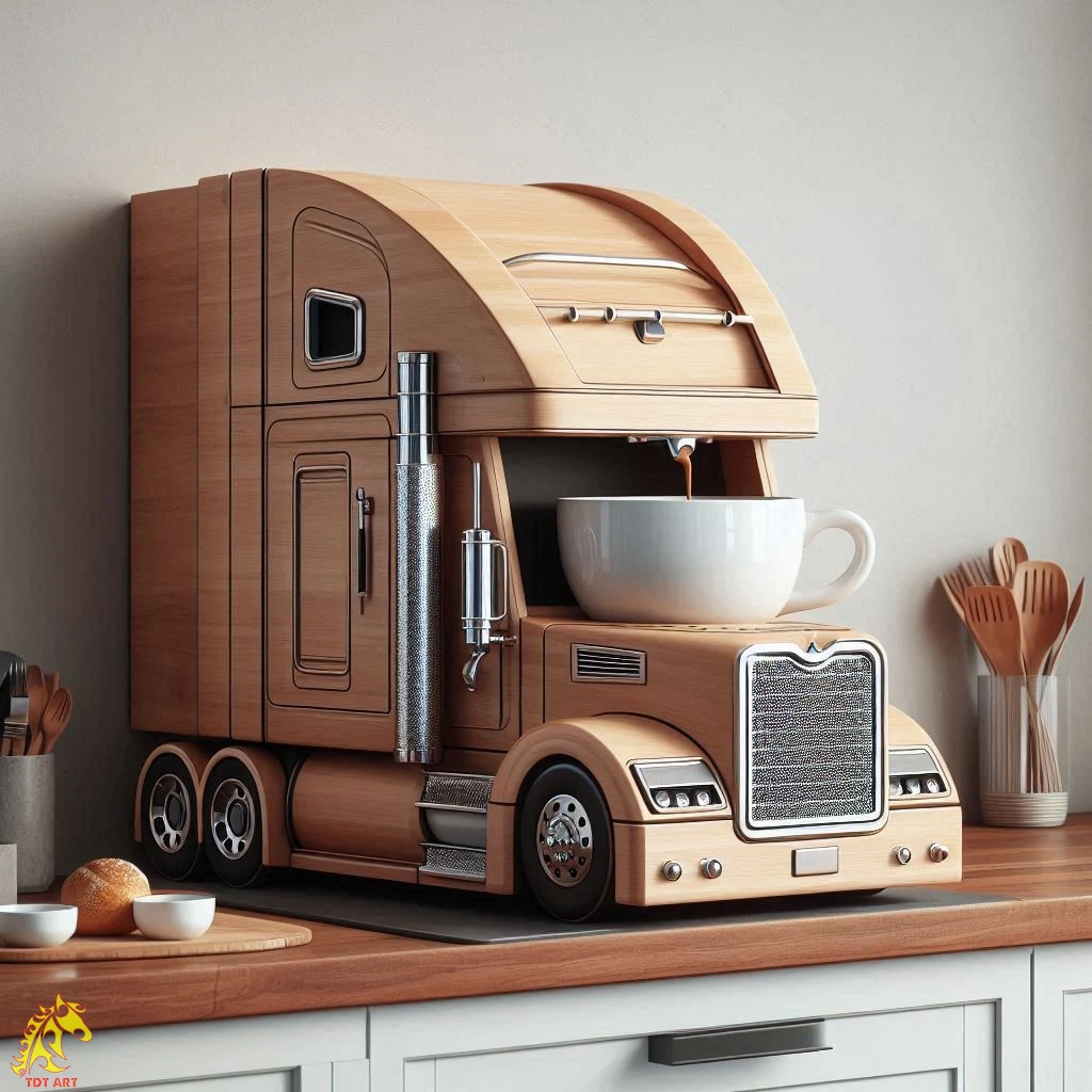 Semi-Truck Coffee Maker Design: Enhance Your On-the-Road Brew! 