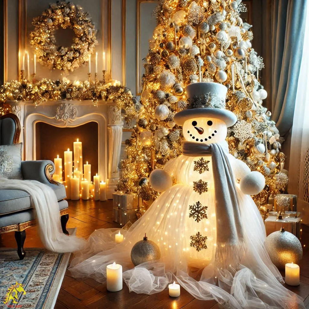 Snowman Christmas Tree Design: A Festive Delight for Your Holiday Decor