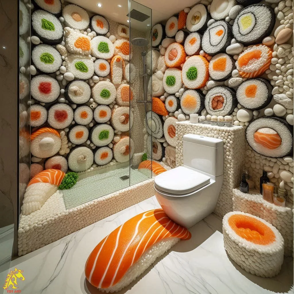 Sushi-Inspired Bathroom Design Idea