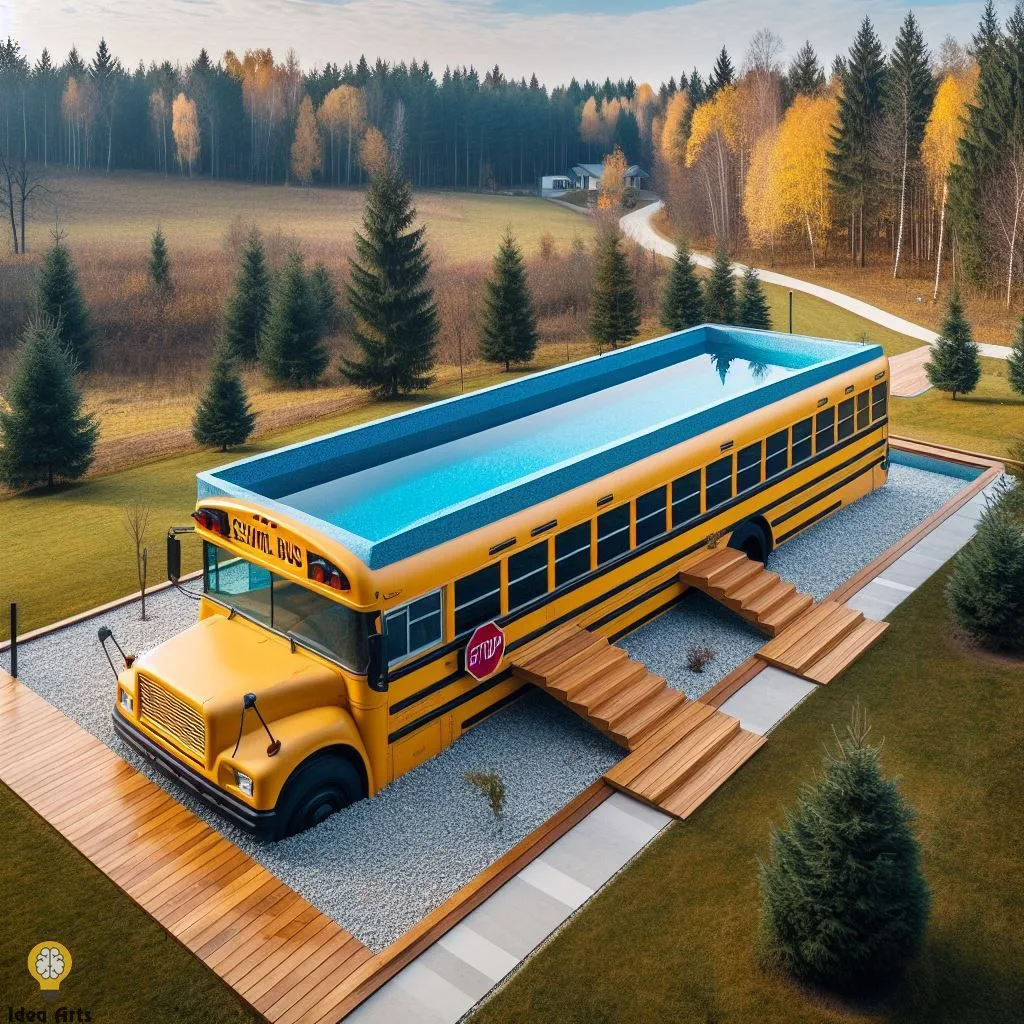 Design a Swimming Pool Inspired School Bus