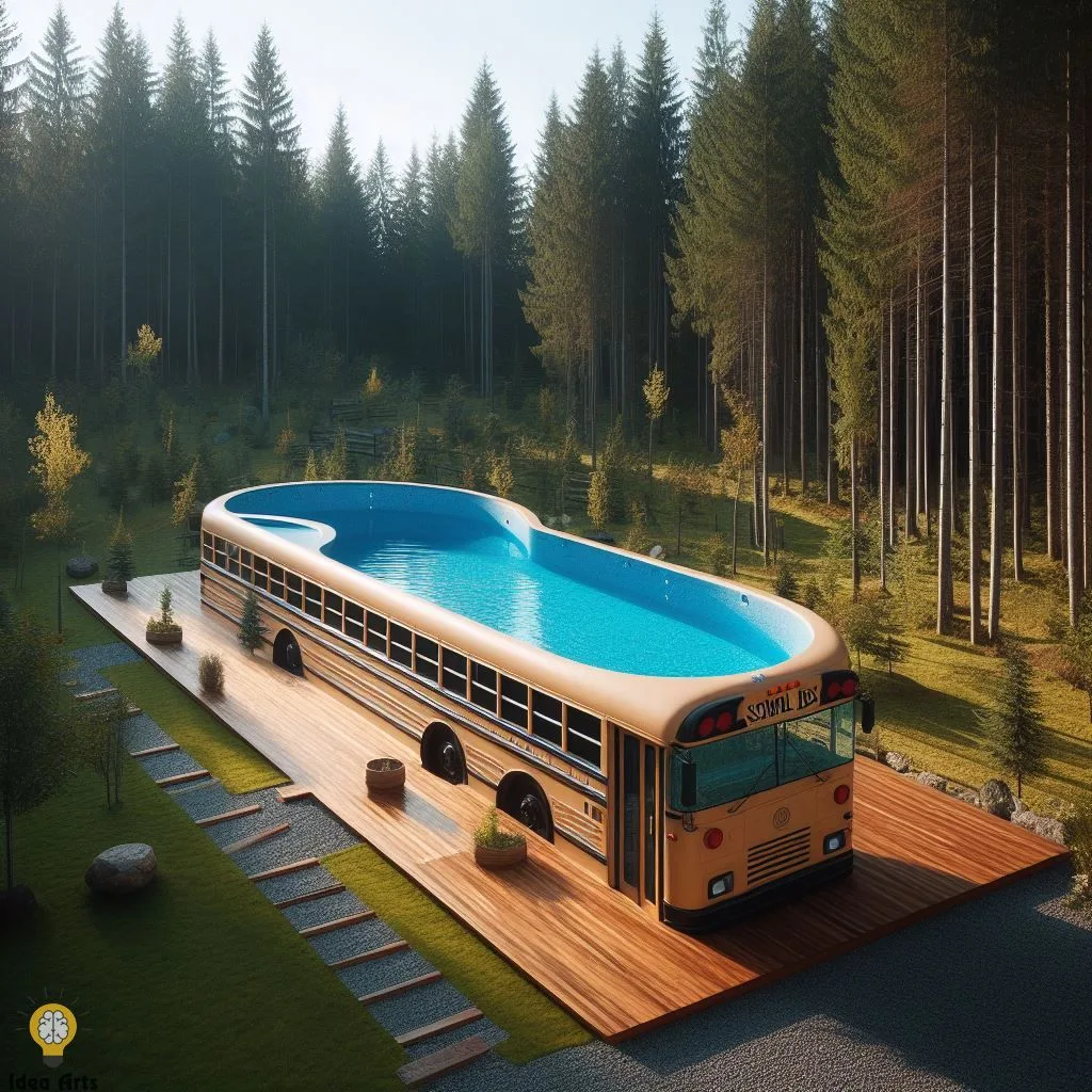 Design a Swimming Pool Inspired School Bus