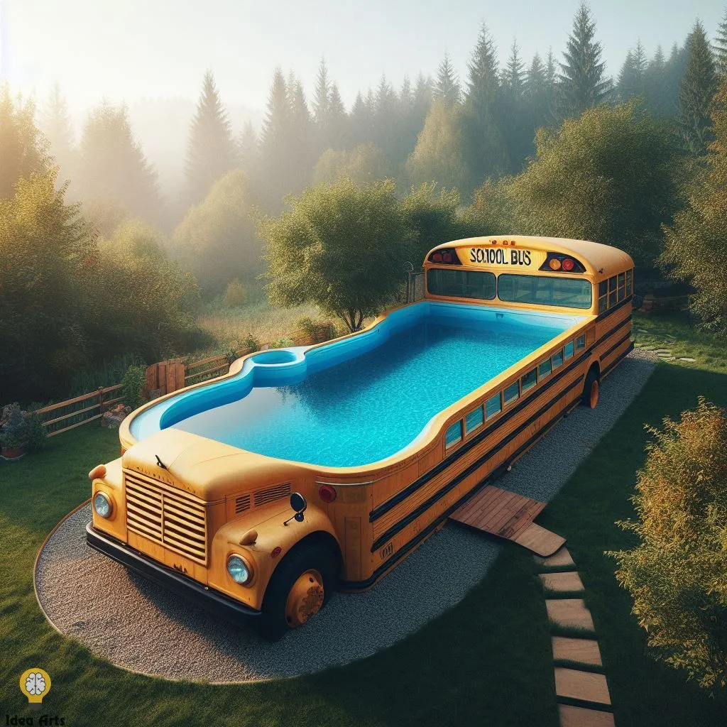 Design a Swimming Pool Inspired School Bus