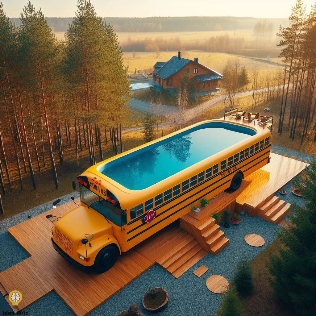 Design a Swimming Pool Inspired School Bus