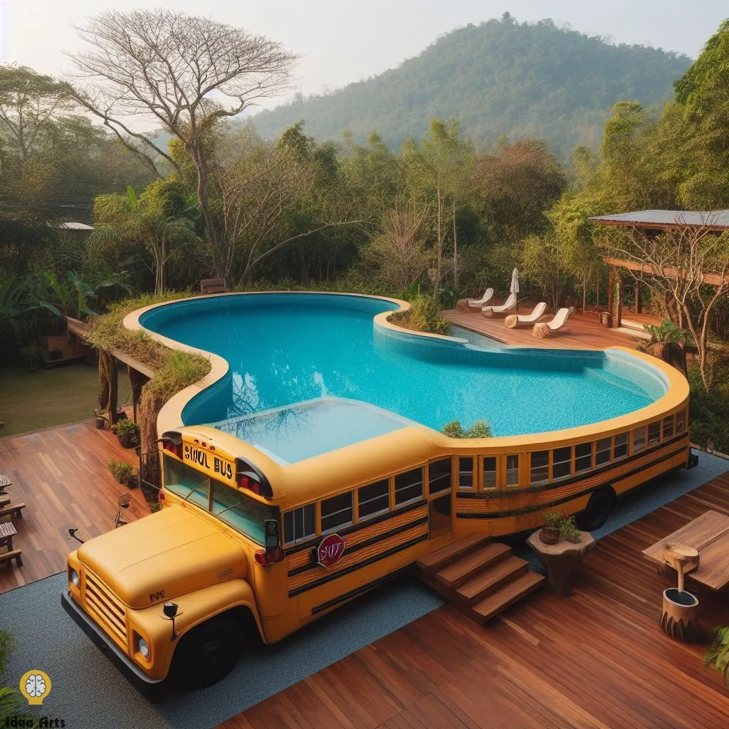 Design a Swimming Pool Inspired School Bus