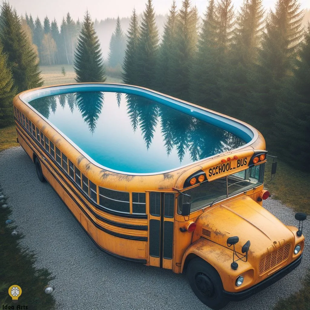 Design a Swimming Pool Inspired School Bus