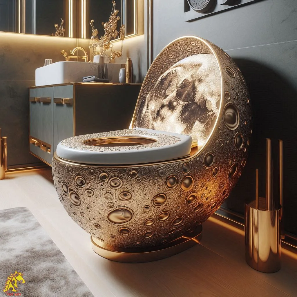 Toilet Shaped Moon Design: Unique Crescent Outhouse Ideas