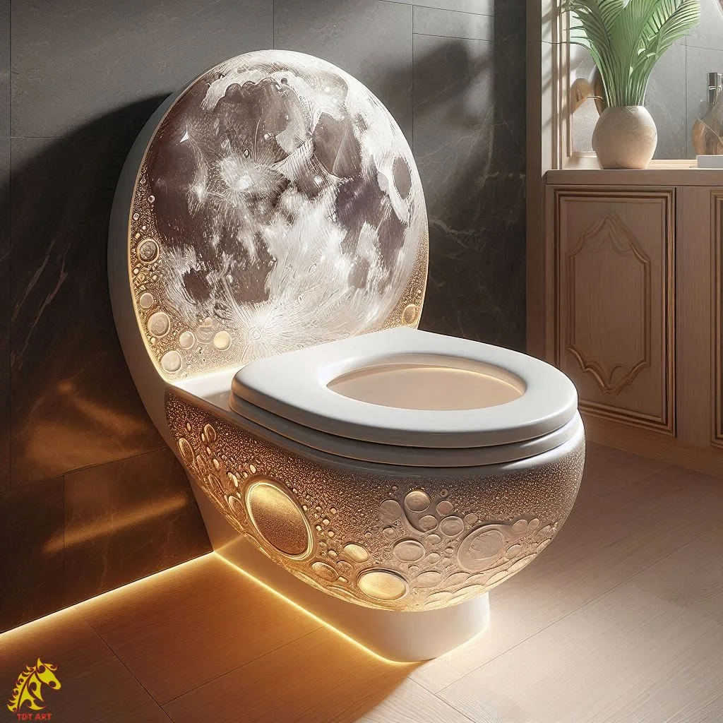 Toilet Shaped Moon Design: Unique Crescent Outhouse Ideas