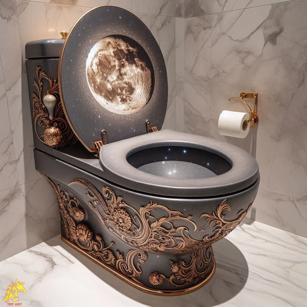 Toilet Shaped Moon Design: Unique Crescent Outhouse Ideas