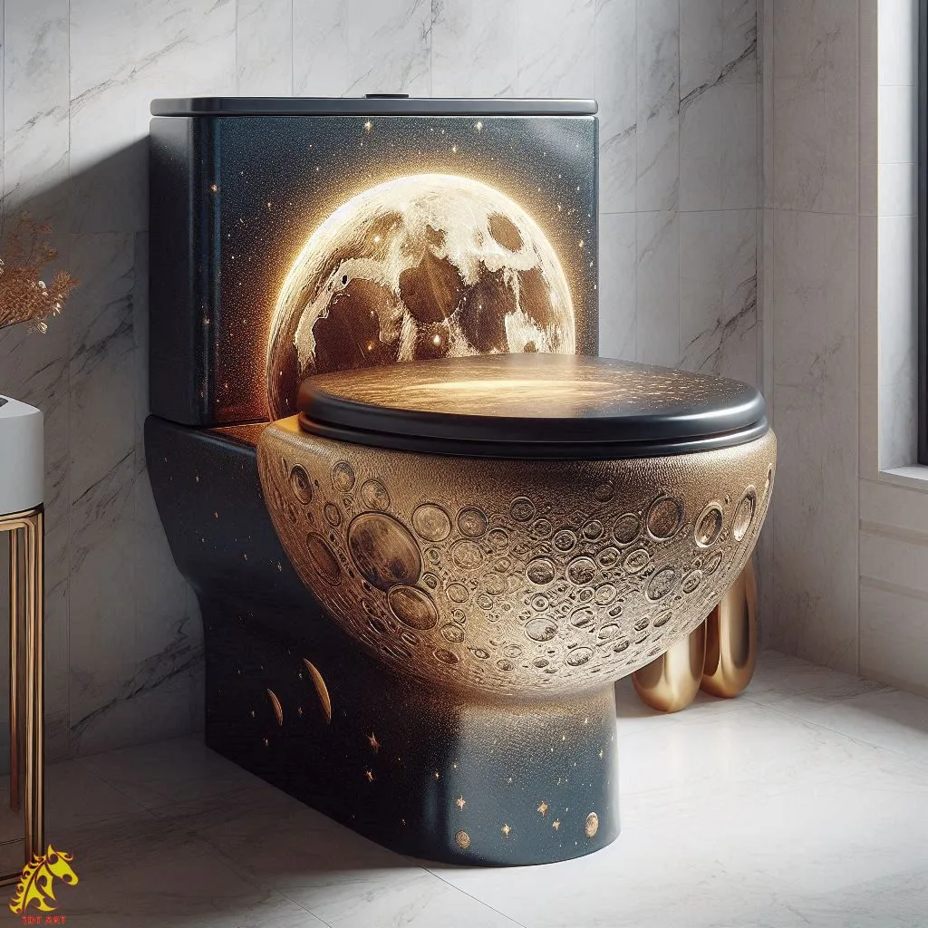 Toilet Shaped Moon Design: Unique Crescent Outhouse Ideas