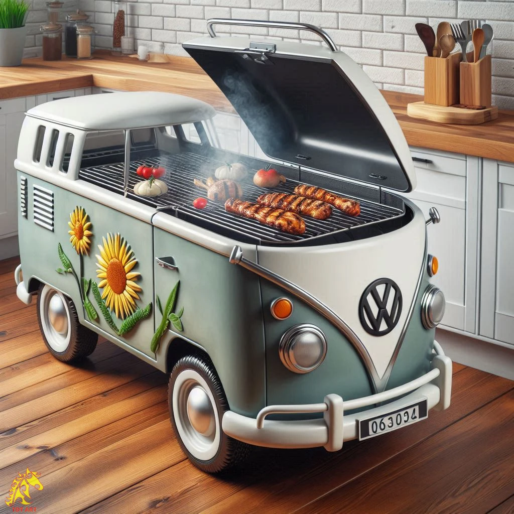 Volkswagen Bus Griller: Stylish BBQ on Wheels!