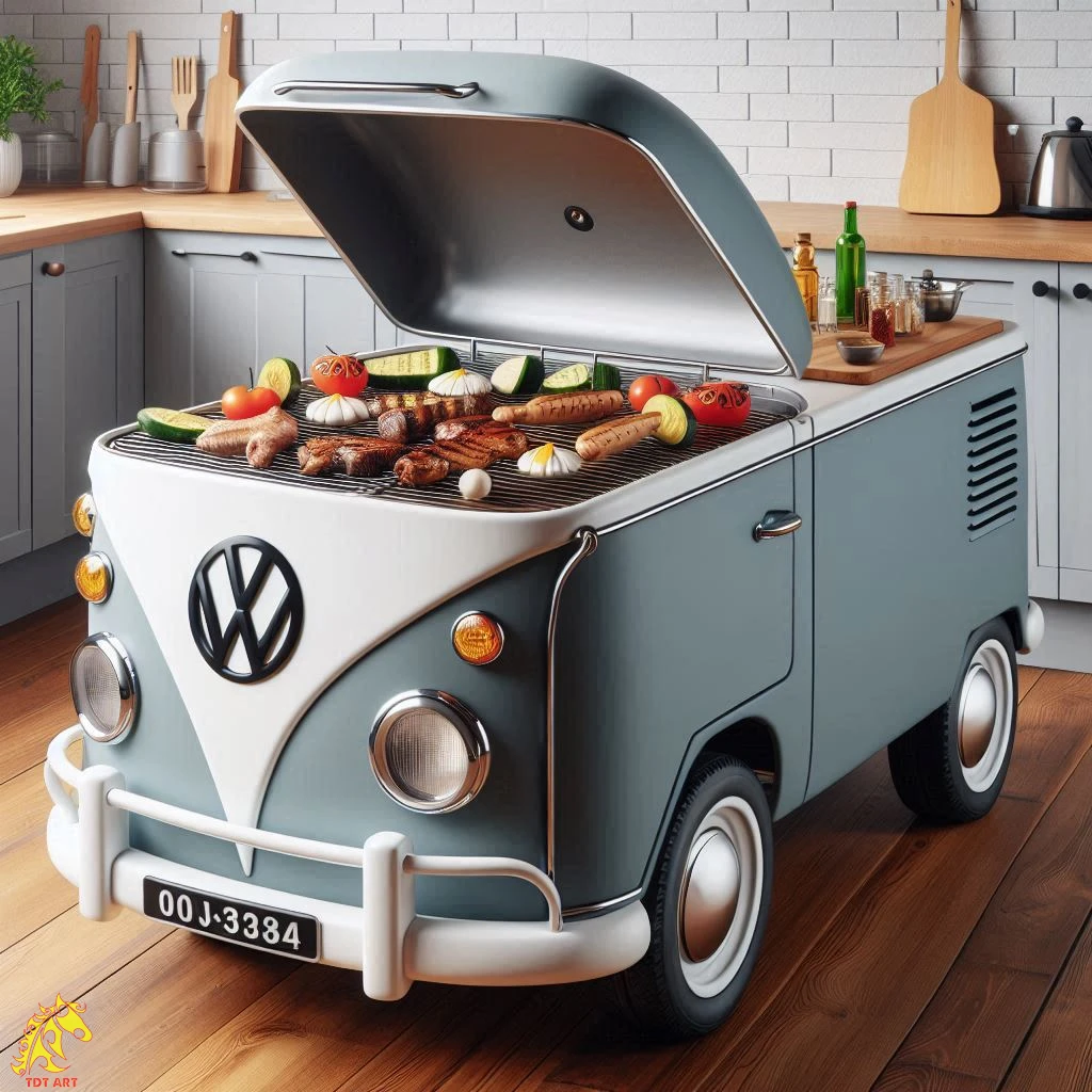 Volkswagen Bus Griller: Stylish BBQ on Wheels!