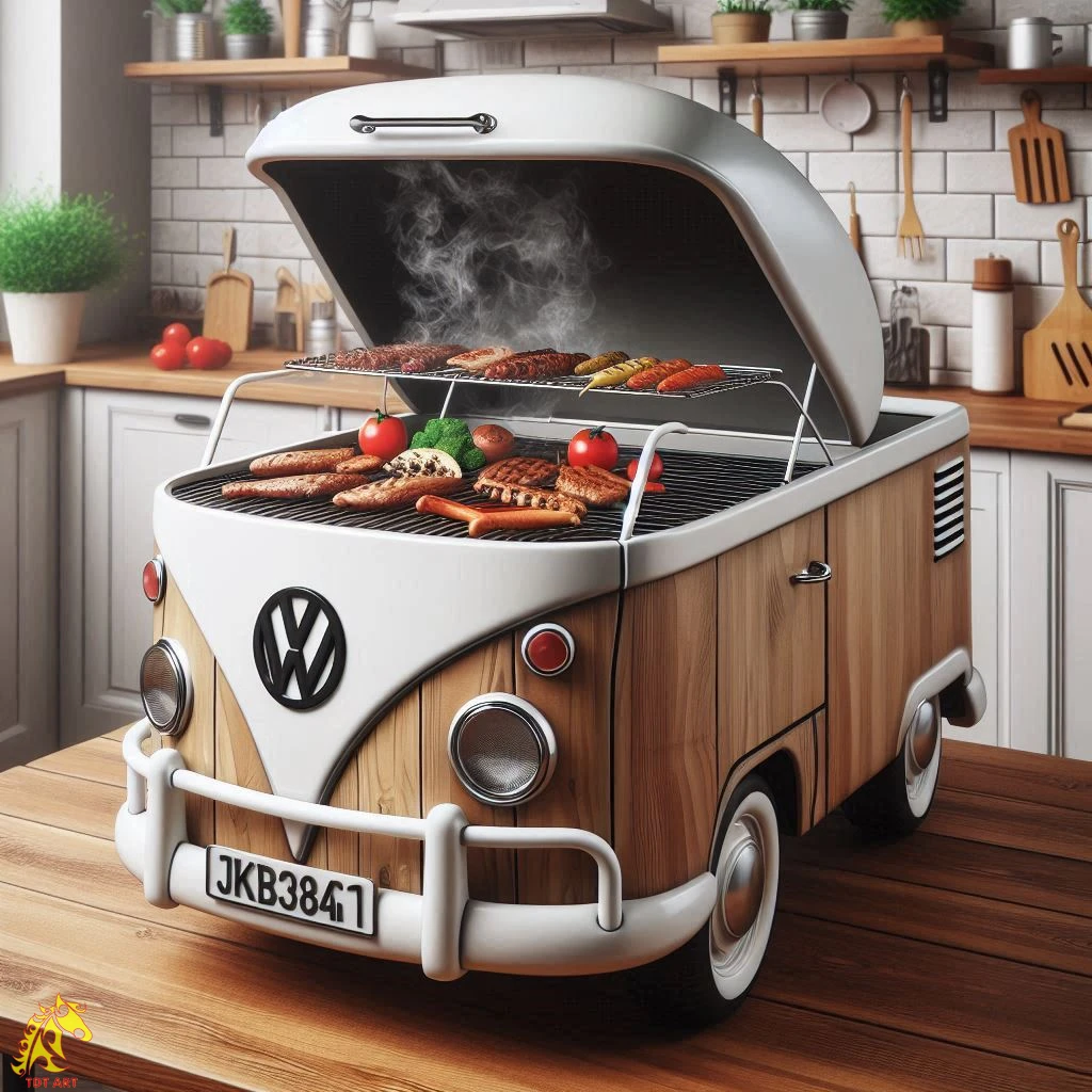 Volkswagen Bus Griller: Stylish BBQ on Wheels!