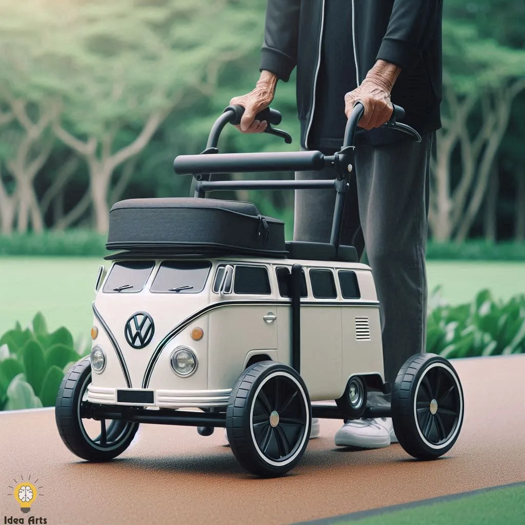 Exploring ideas for a Volkswagen bus walker for seniors