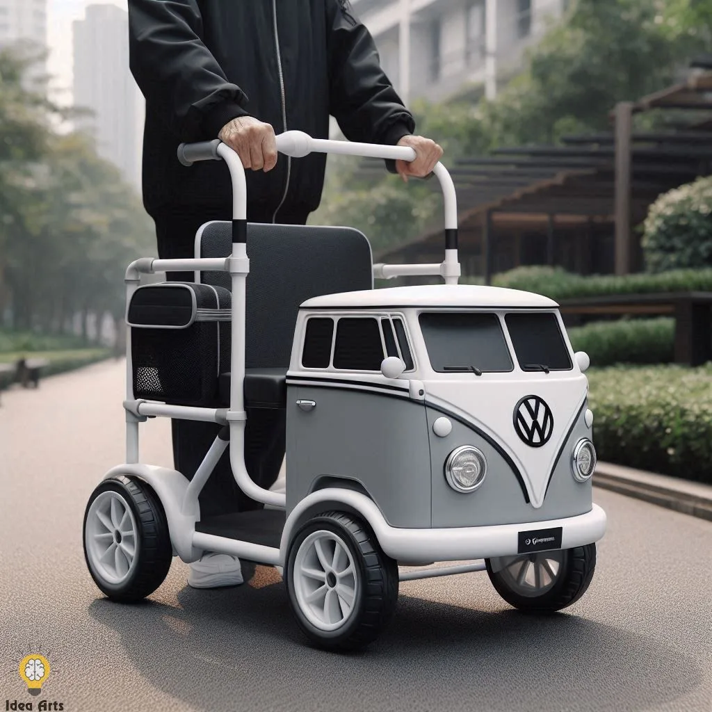 Exploring ideas for a Volkswagen bus walker for seniors