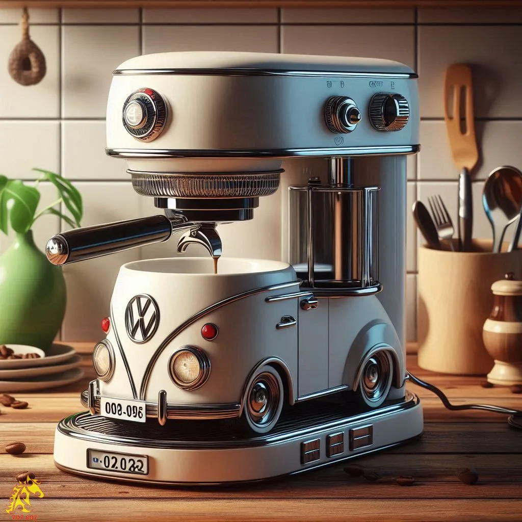 Volkswagen Coffee Maker Design: Blending Classic Automotive Style with Modern Brewing Innovation