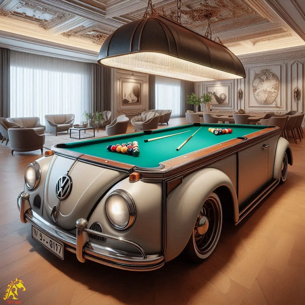 Volkswagen Inspired Pool Table Design: DIY Crafting Tips