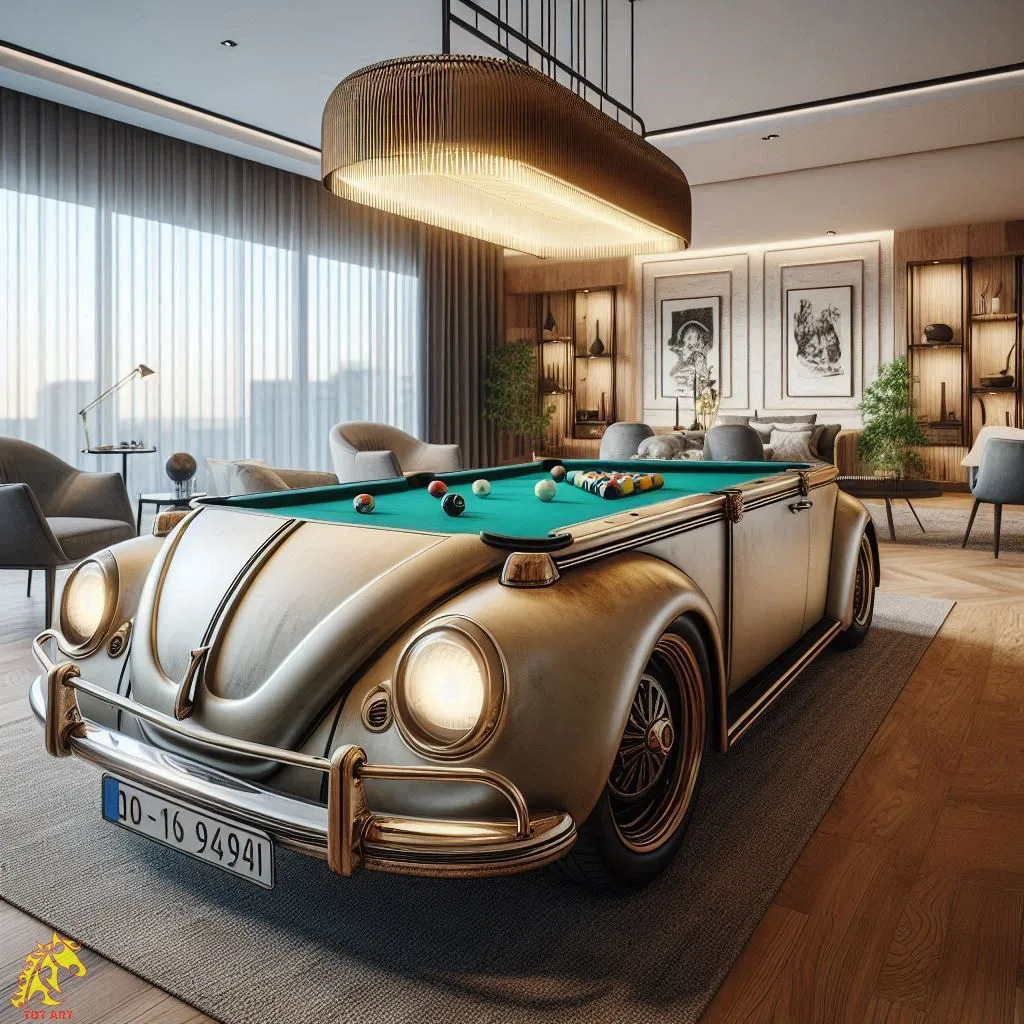 Volkswagen Inspired Pool Table Design: DIY Crafting Tips