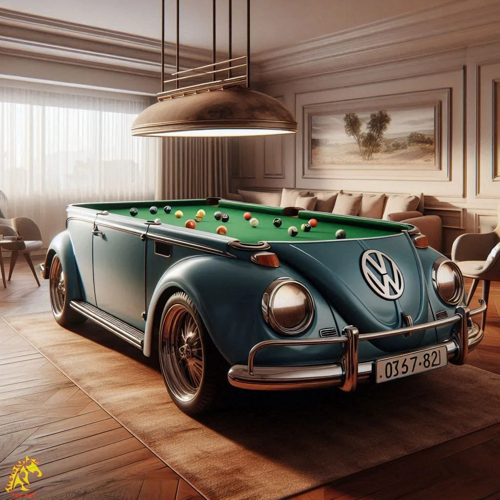 Volkswagen Inspired Pool Table Design: DIY Crafting Tips