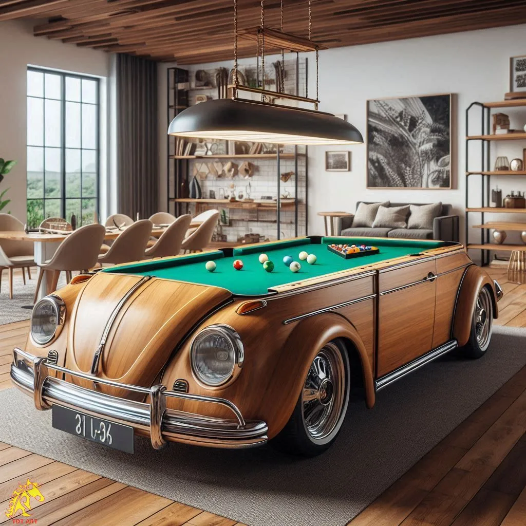 Volkswagen Inspired Pool Table Design: DIY Crafting Tips