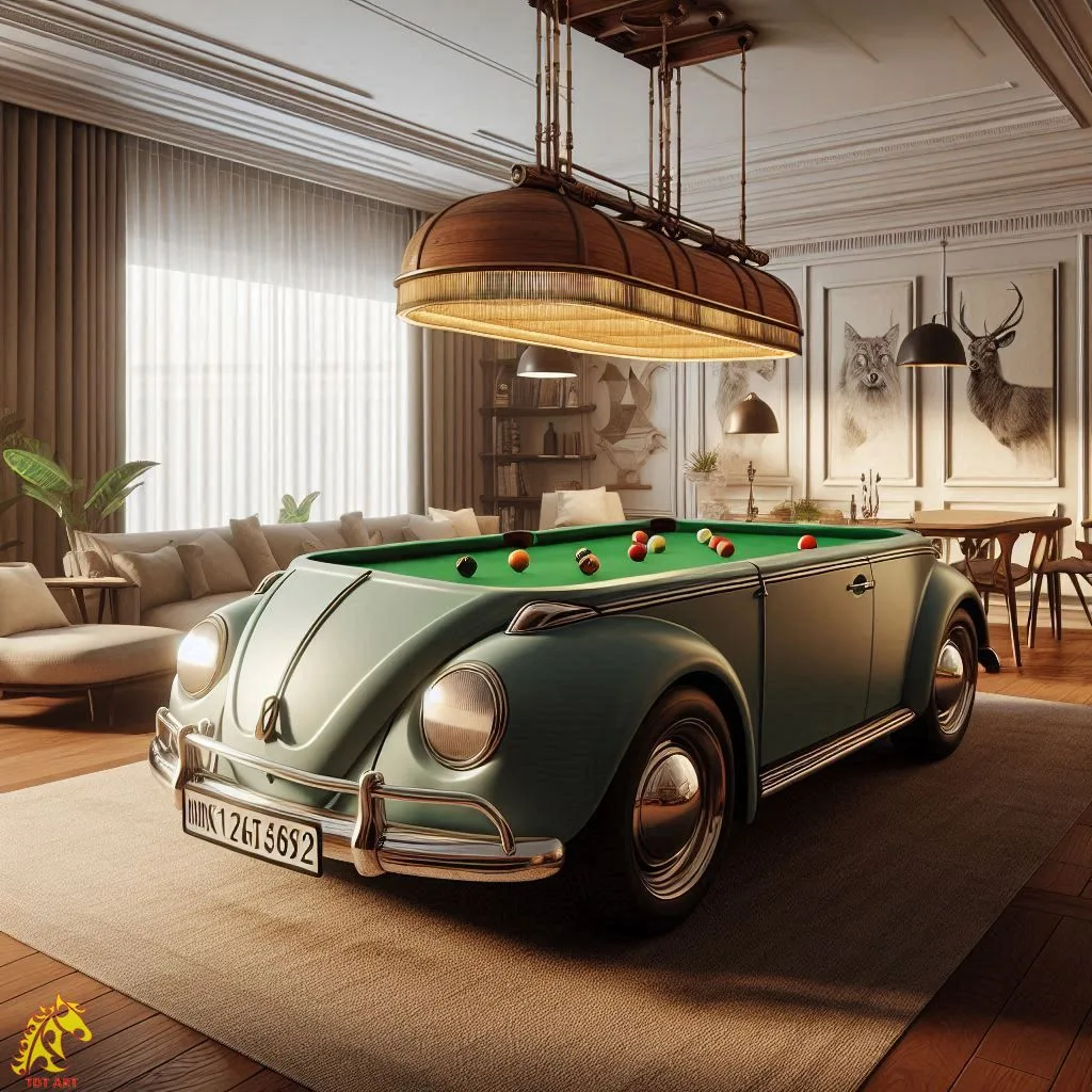 Volkswagen Inspired Pool Table Design: DIY Crafting Tips