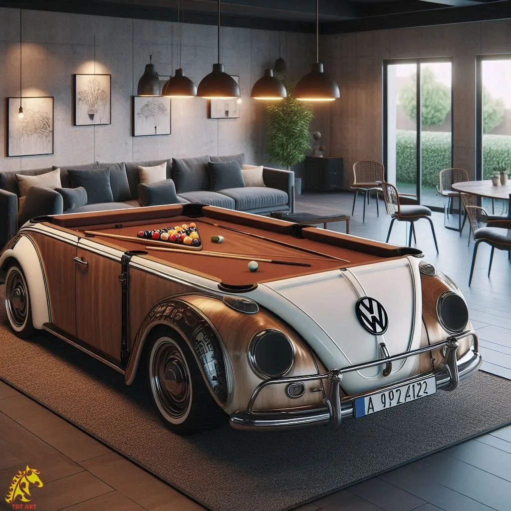 Volkswagen Inspired Pool Table Design: DIY Crafting Tips