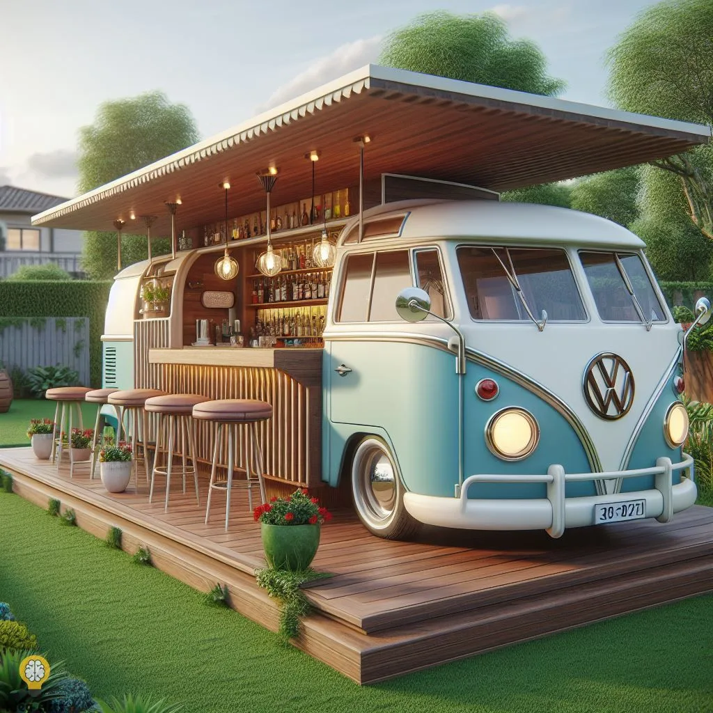 Dreaming of a Volkswagen Bus Outdoor Bar