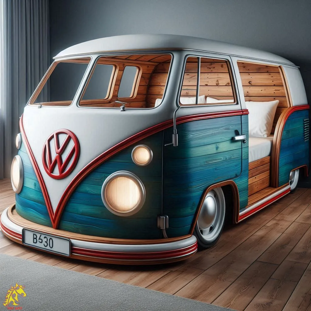 Volkswagen Shaped Bed Design: A Unique and Nostalgic Bedroom Centerpiece