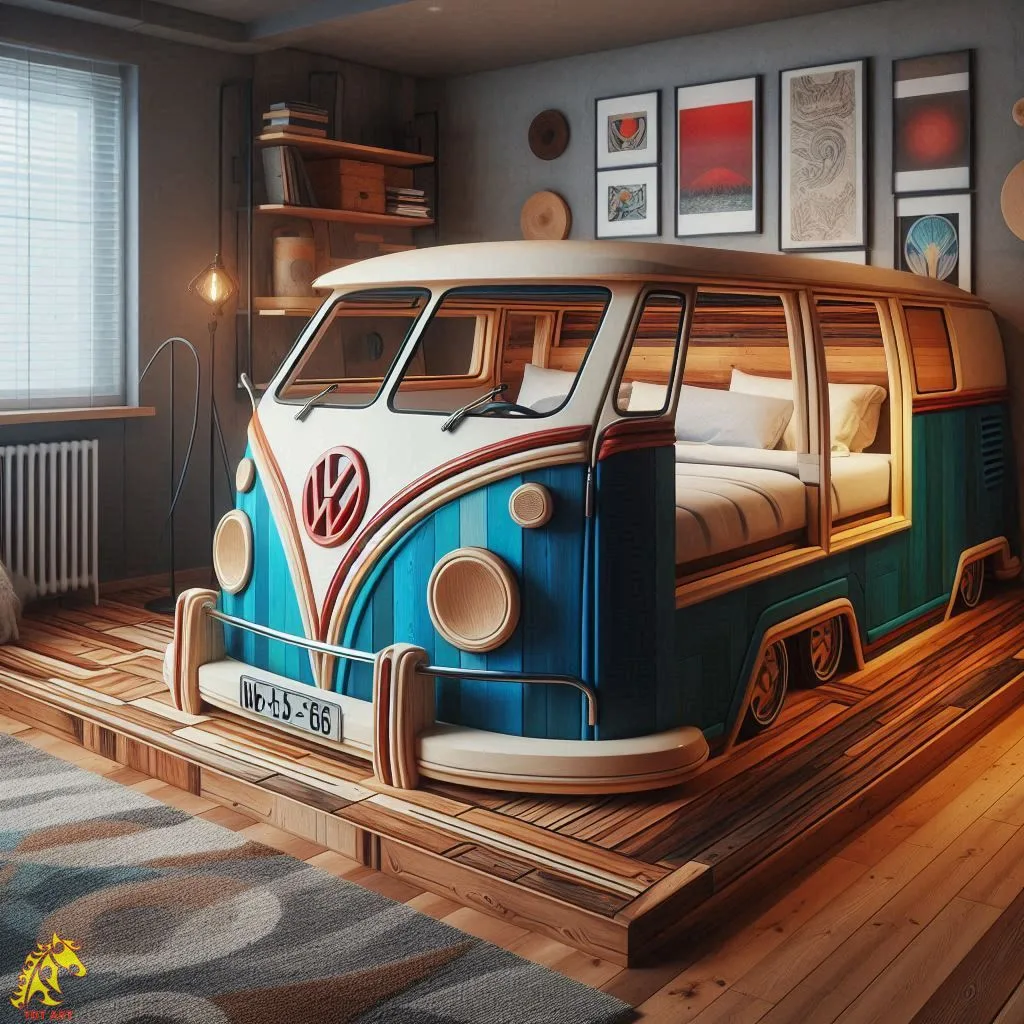 Volkswagen Shaped Bed Design: A Unique and Nostalgic Bedroom Centerpiece