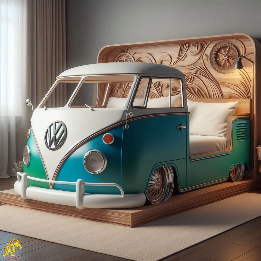 Volkswagen Shaped Bed Design: A Unique and Nostalgic Bedroom Centerpiece