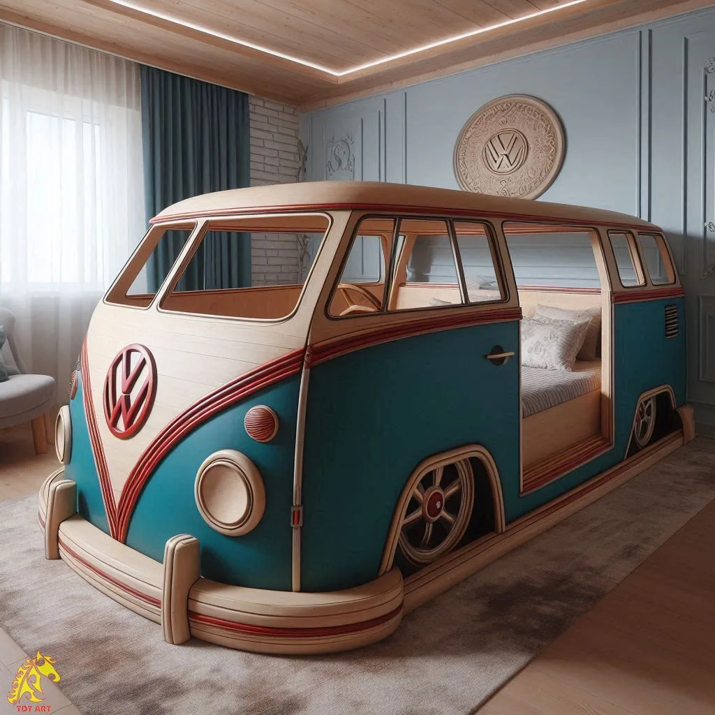 Volkswagen Shaped Bed Design: A Unique and Nostalgic Bedroom Centerpiece